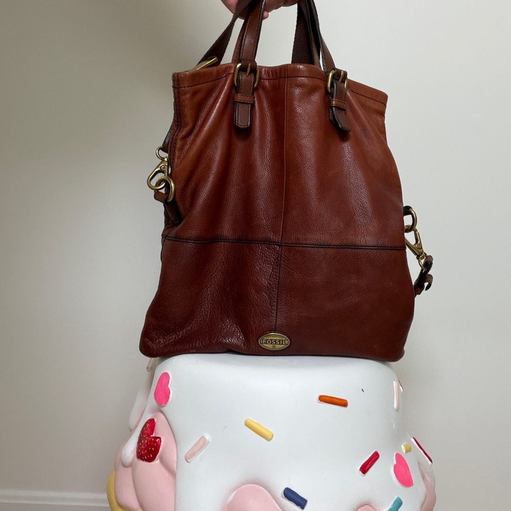 Fossil Leather bag - Picture 2 of 10